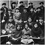 Первый оркестр Азербайджана под руководством Узеира Гаджибекова. 1932 год