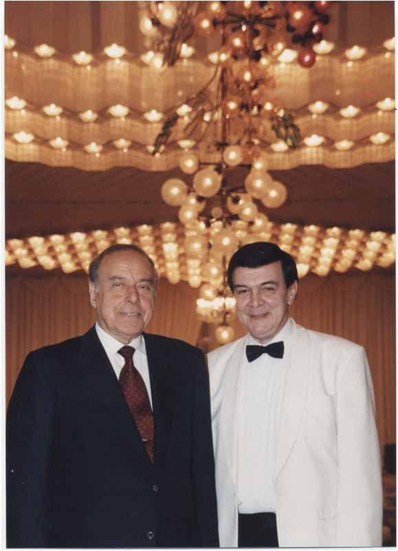 Geidar ALiev and M.Magomaev.